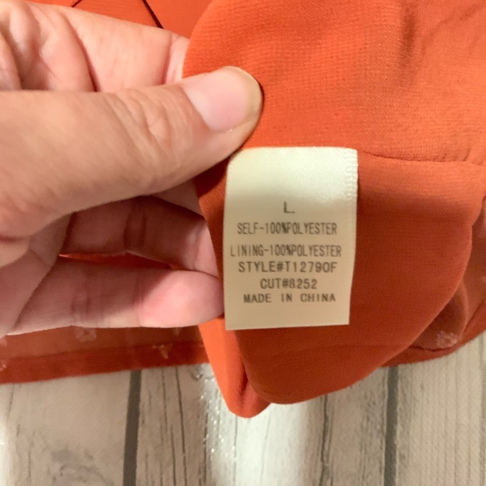 Francesca’s burnt orange top- large - Picture 9 of 9